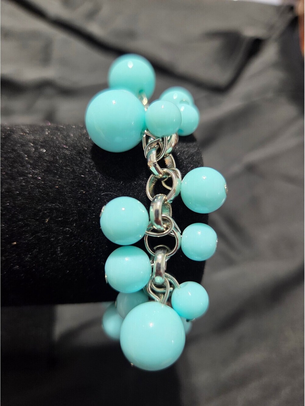 Light Blue Beaded Bracelet
